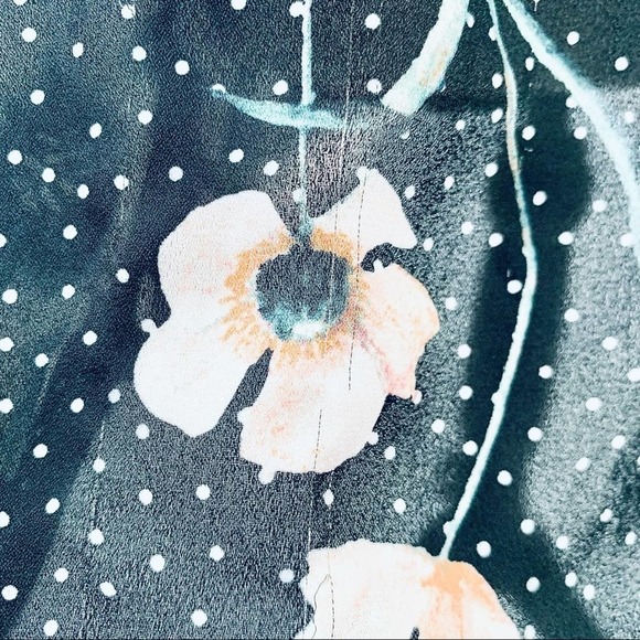 SPENSE Long Sleeve Sheer Floral Blouse Large - Picture 15 of 15